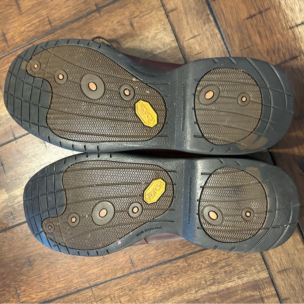 Sperry Top-Sider Men’s 8.5M Leather Boat Shoes Brown 2-Eye Vibram Sole - Picture 9 of 9